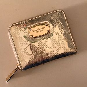 Michael Kors Gold Wallet